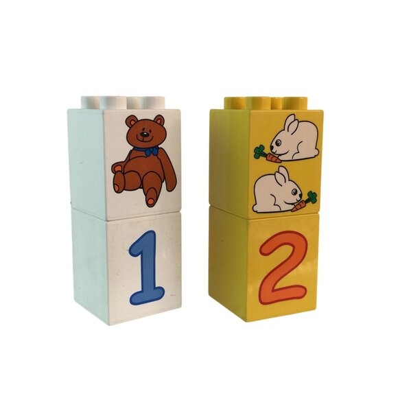 Lego Duplo Play With Number 5497 Counting Blocks Replacement Parts 1-10 - Picture 2 of 11